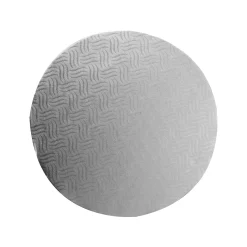 14" (35cm) X 12mm Round Silver Cake Drum