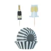 48 Prosecco Cupcake Case & Toppers