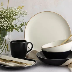Classic Collection Set 4 Cream Dinner Plates