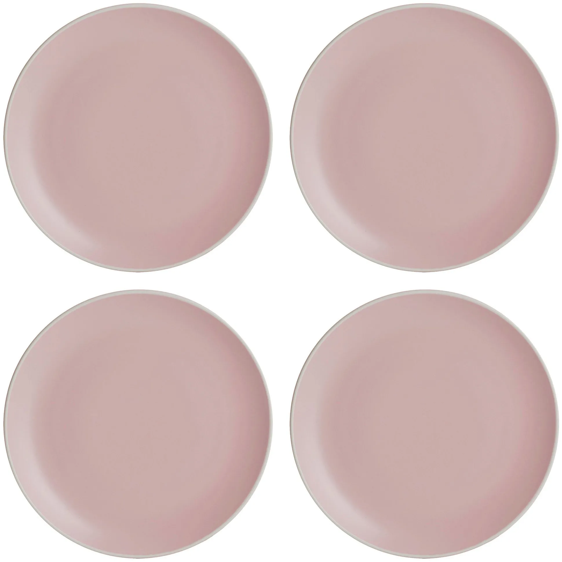 Classic Collection Set 4 Pink Dinner Plates