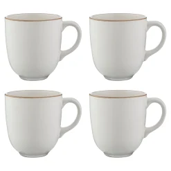 Classic Collection Set Of 4 Cream Mugs 400ml