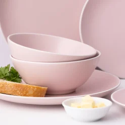 Classic Collection Set Of 4 Pink Bowls 17cm