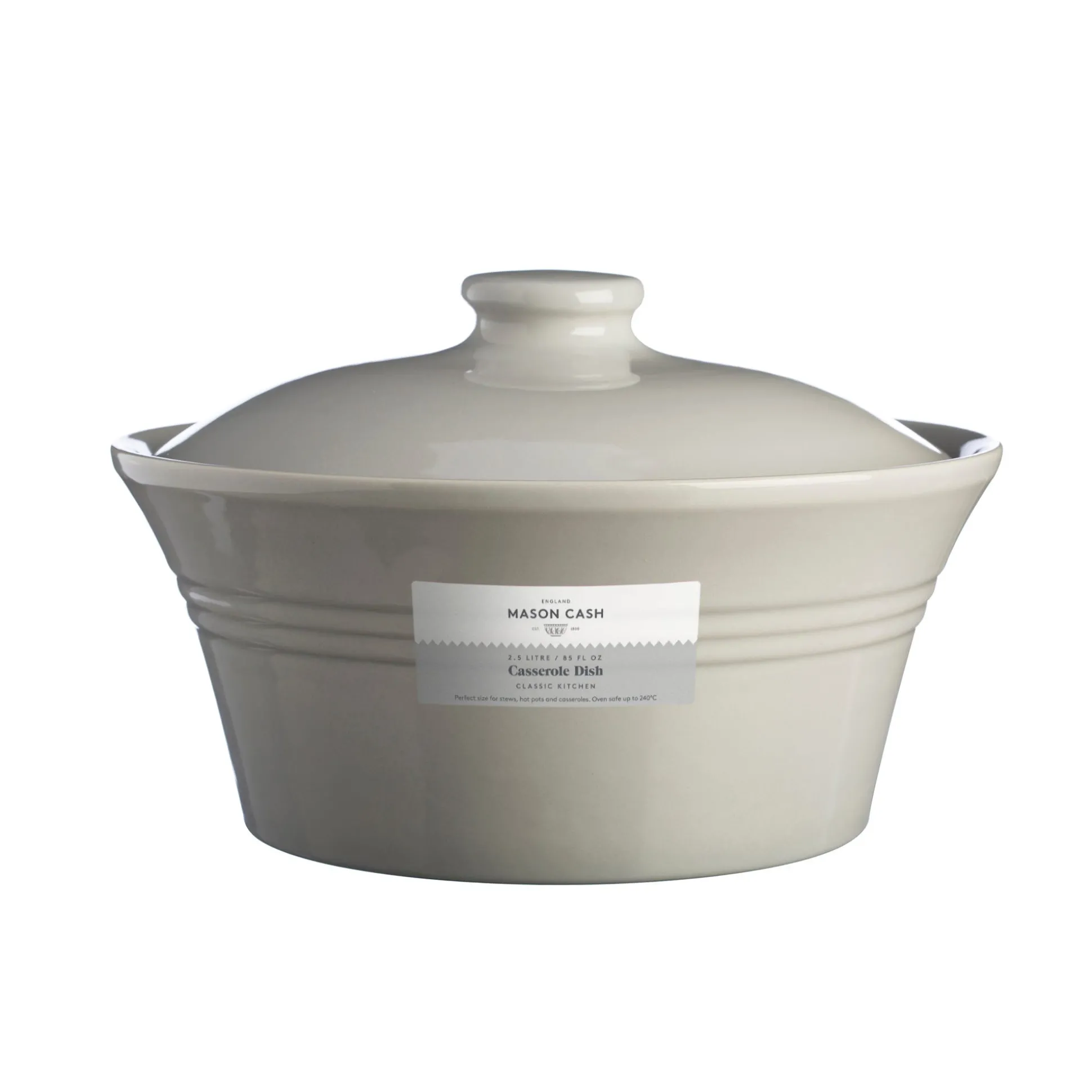 Classic Kitchen Grey Casserole 2.5lt