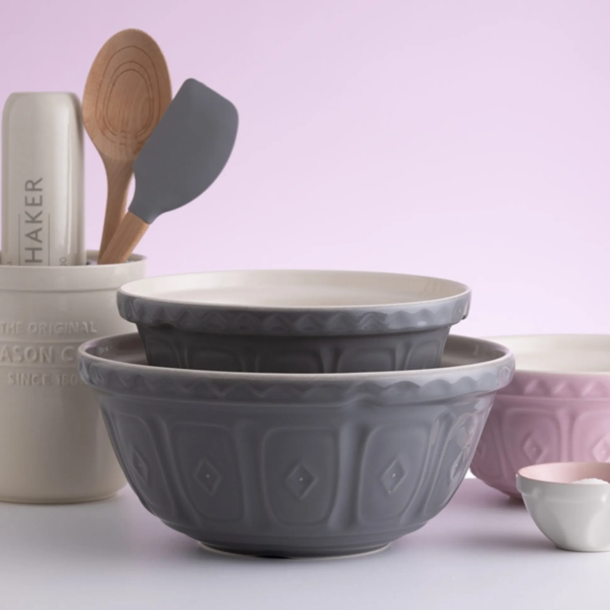 Colour Mix S12 Grey Mixing Bowl 29cm