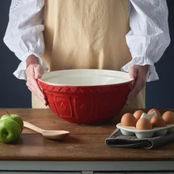 Colour Mix S12 Red Mixing Bowl 29cm