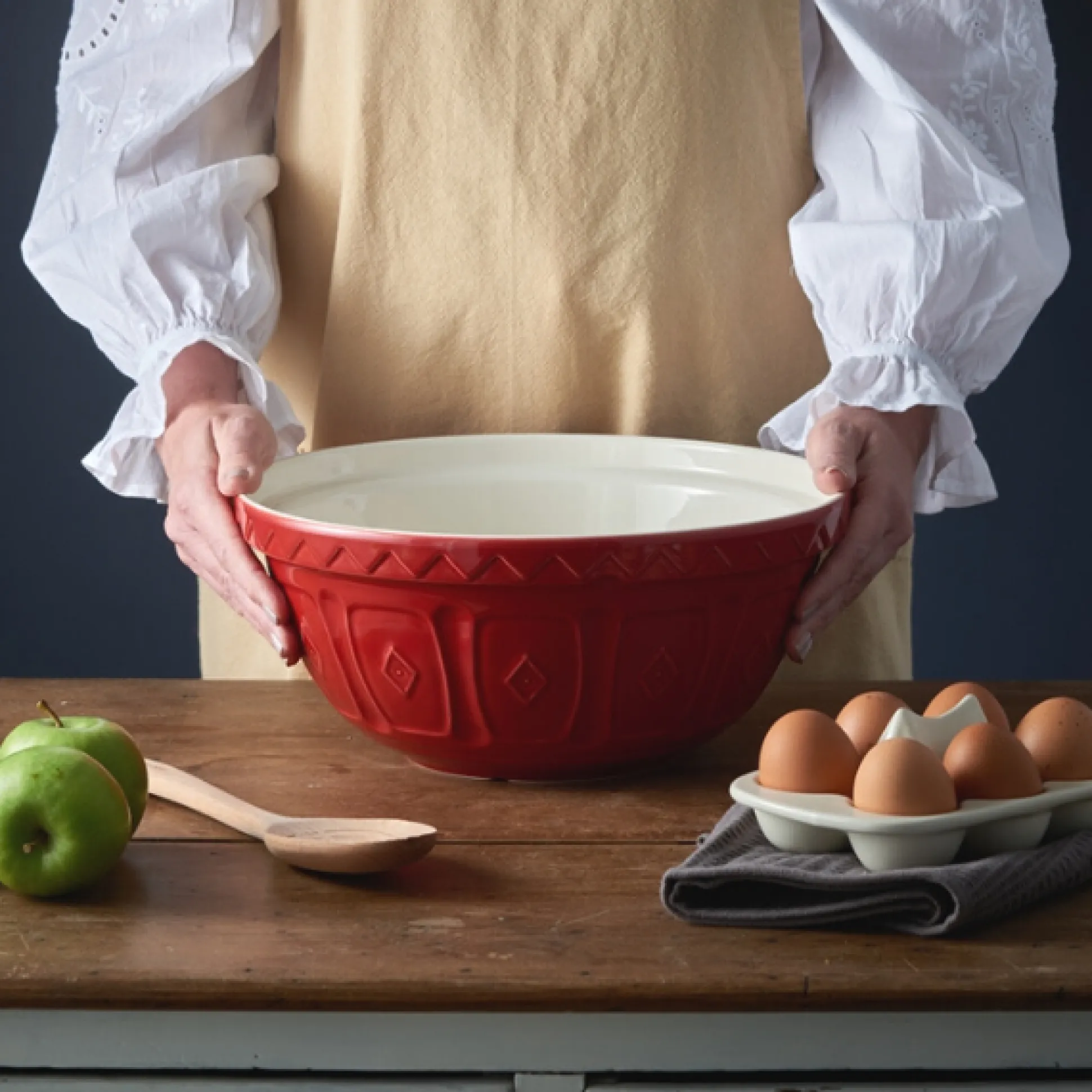 Colour Mix S12 Red Mixing Bowl 29cm