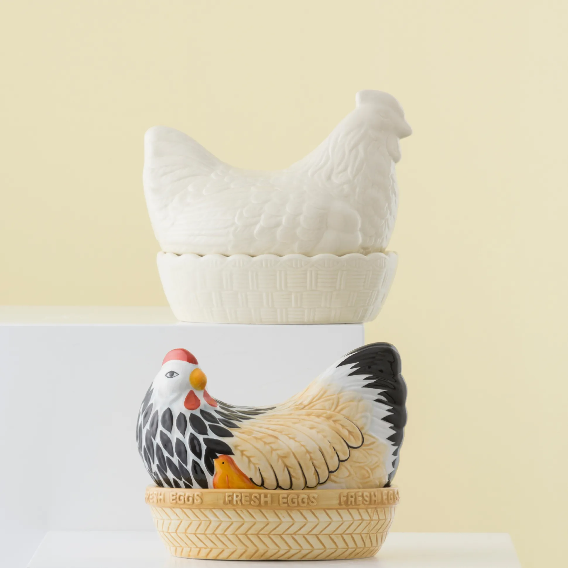 Cream Hen Nest
