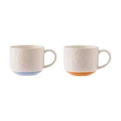 Folk Farmyard Set Of 2 Mugs