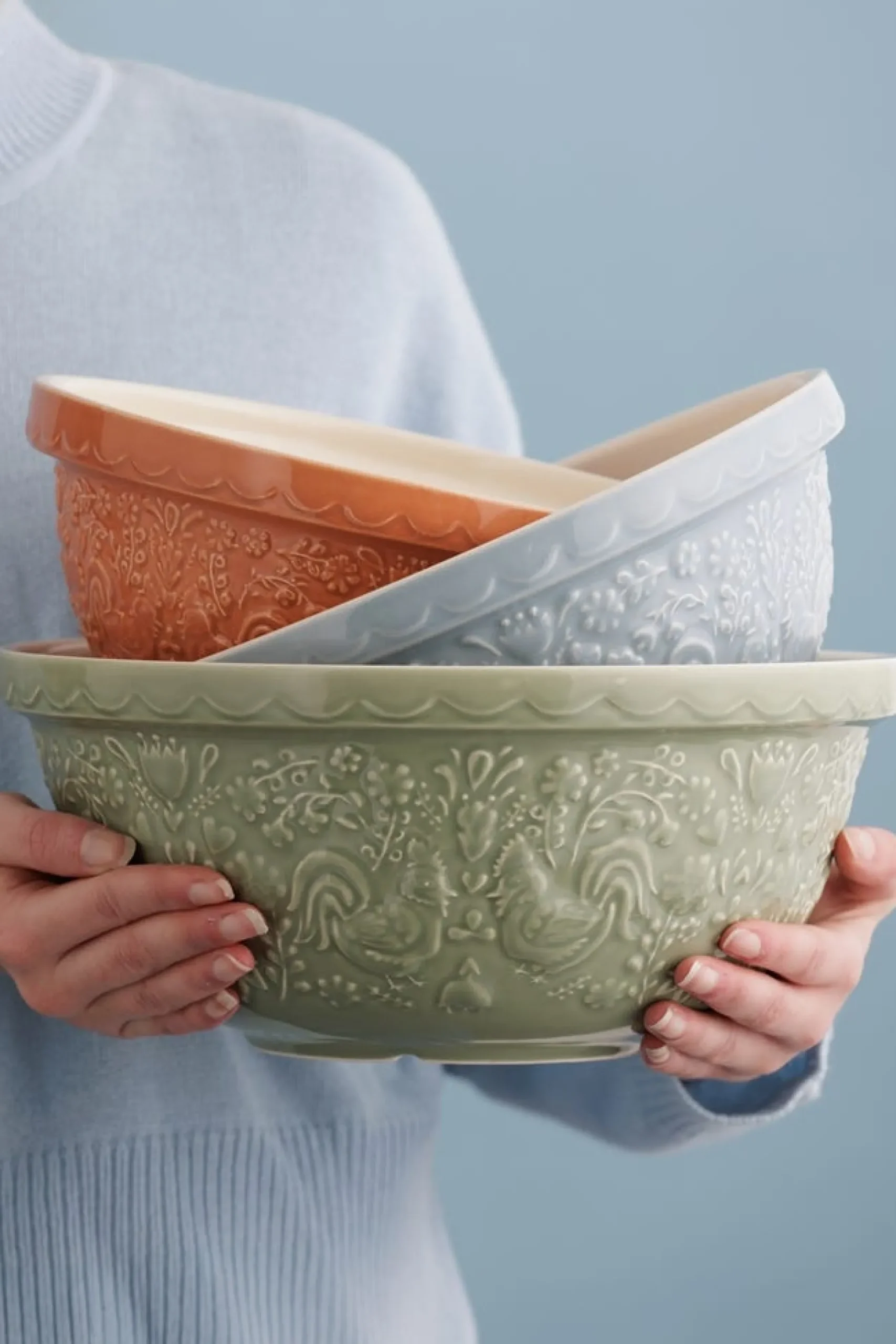 Home To Roost S12 Green Mixing Bowl 29cm