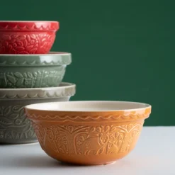 In The Forest S24 Ochre Bear Mixing Bowl 24cm