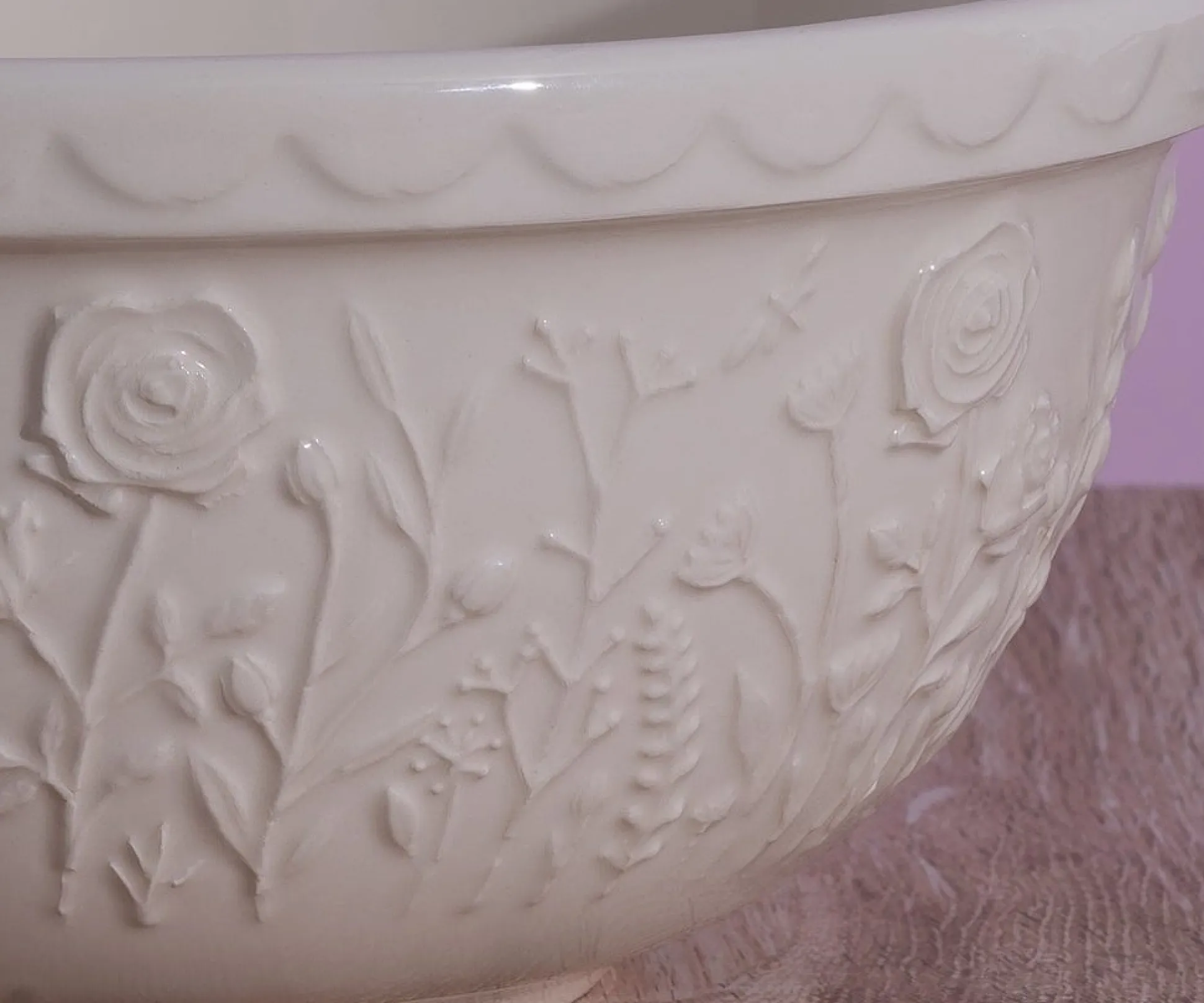 In The Meadow S12 Cream Rose Mixing Bowl 29cm