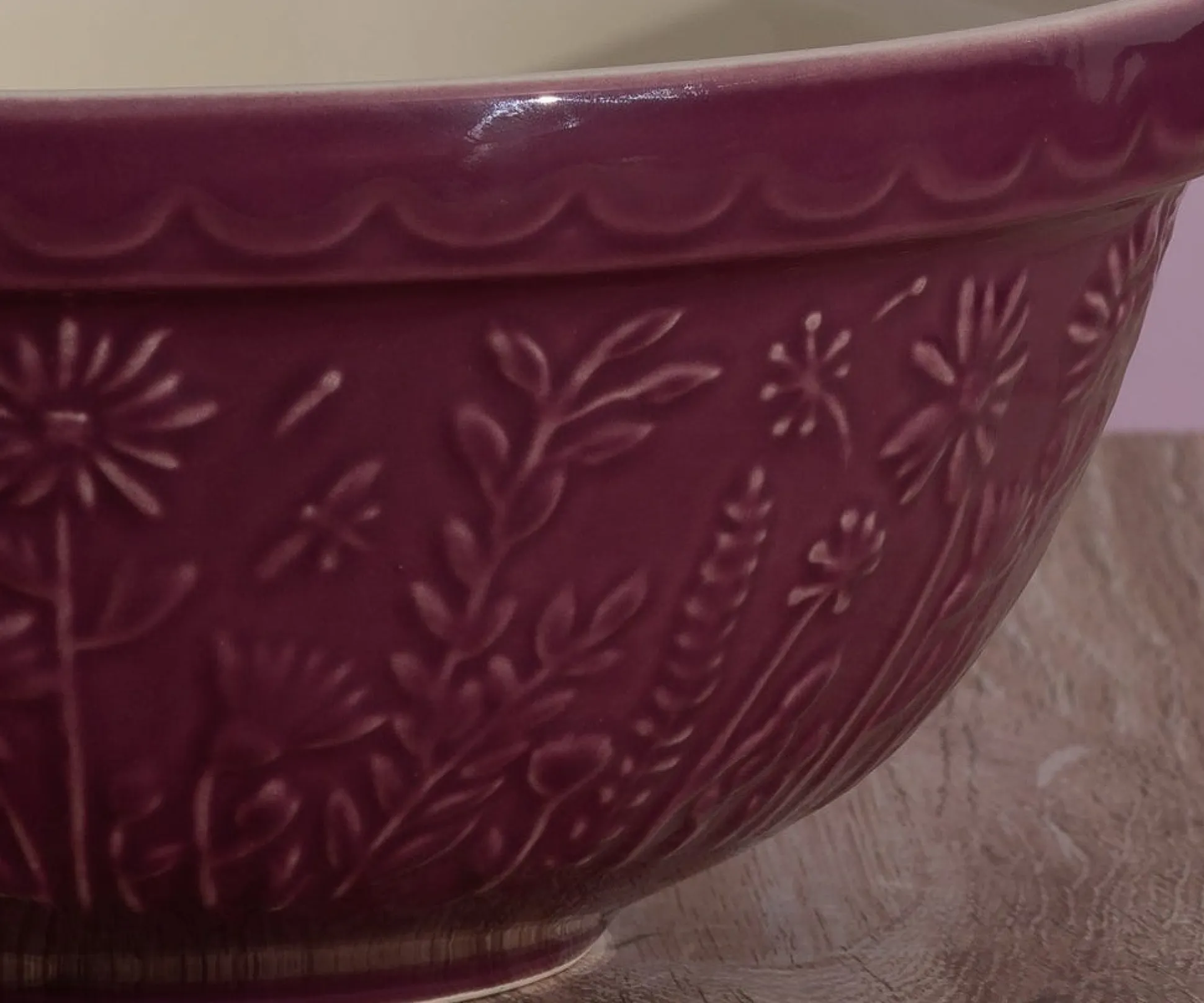 In The Meadow S18 Daisy Purple Mix Bowl 26cm