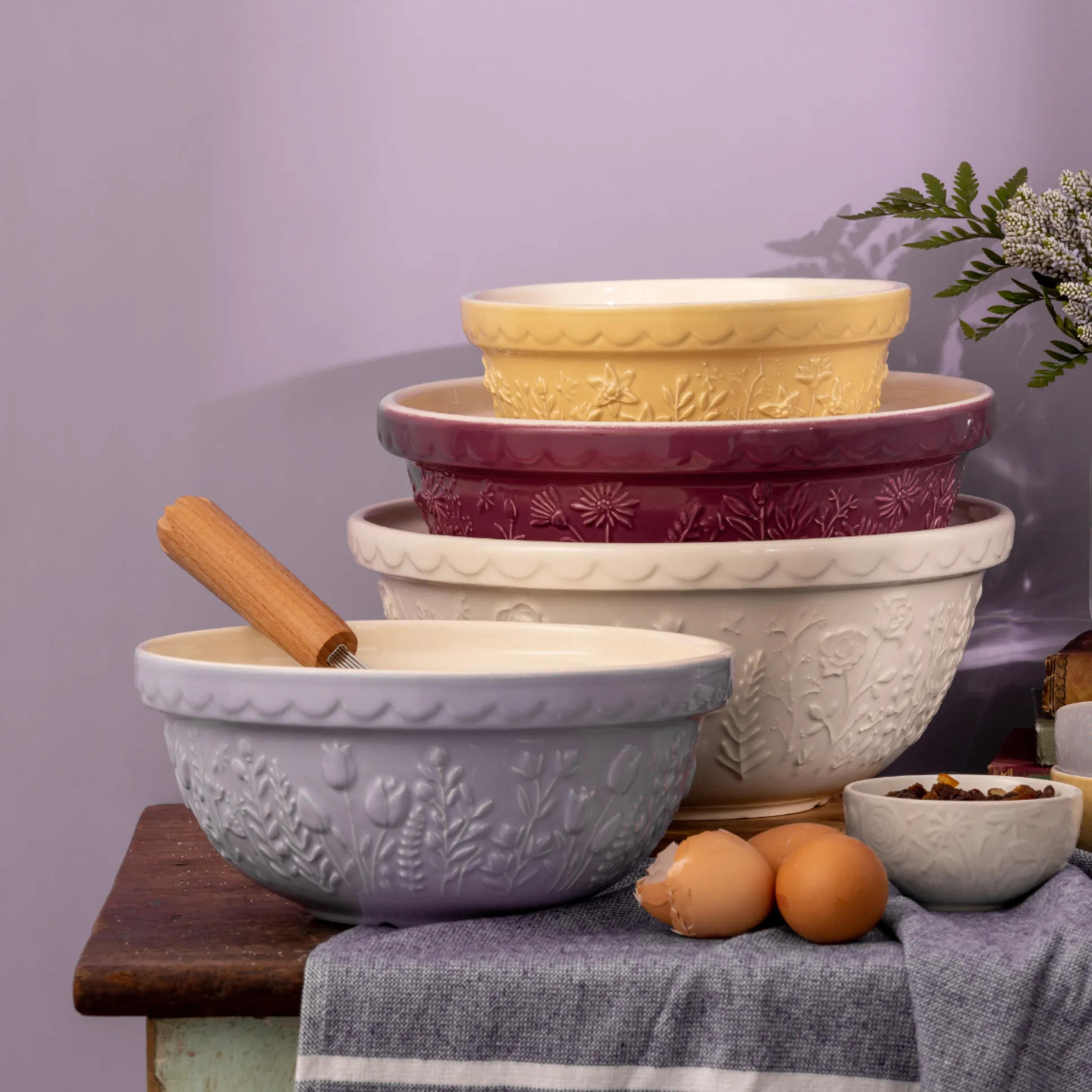In The Meadow S24 Tulip Lilac Mix Bowl 24cm