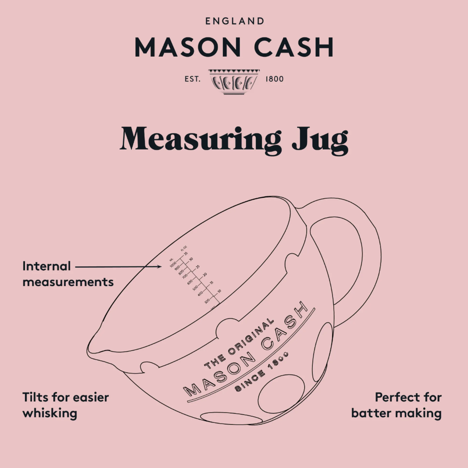 Innovative Kitchen 1 Litre Measuring Jug