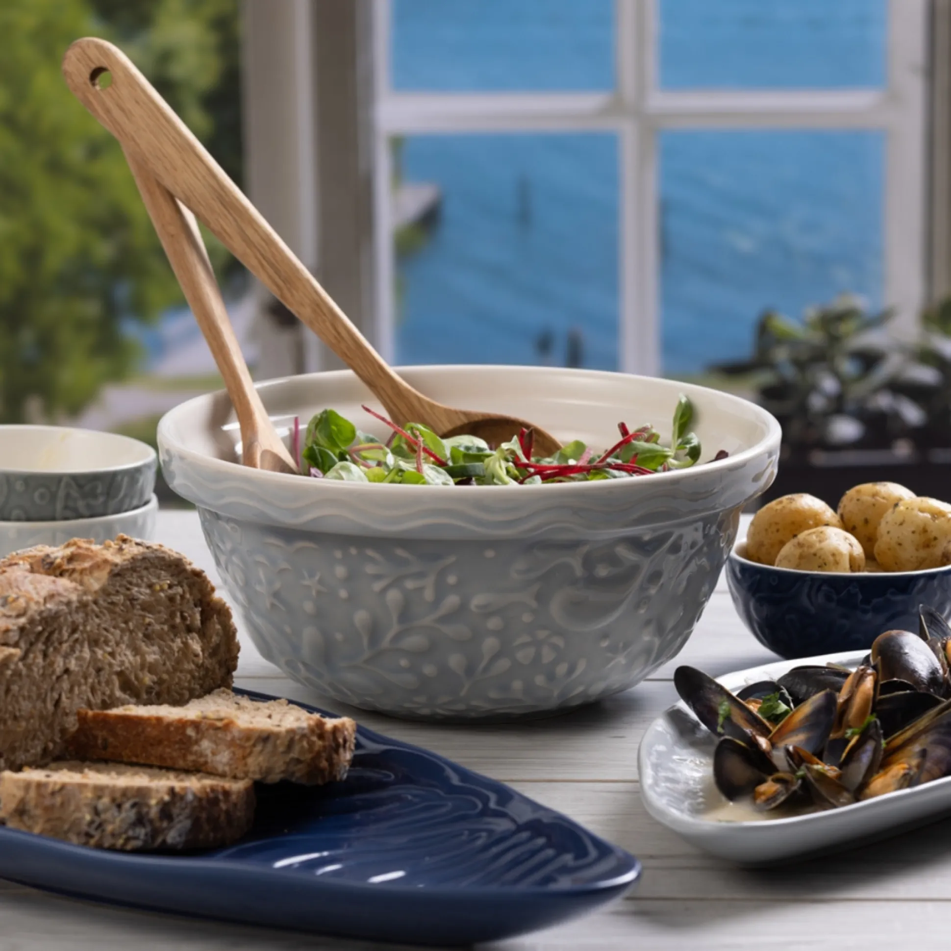 Nautical S24 Blue Turtle Mixing Bowl 24cm