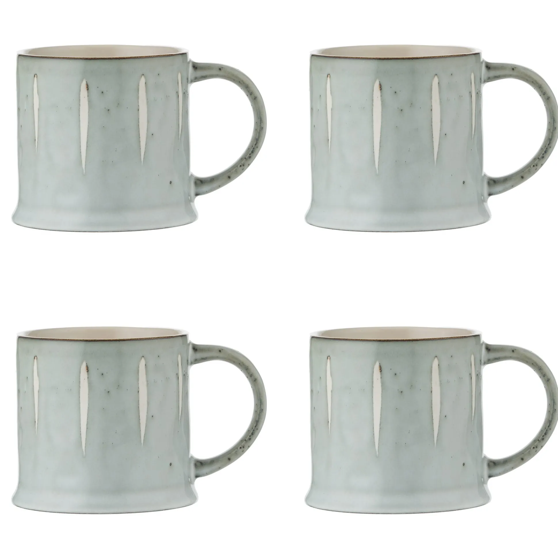 Originals Reactive Set Of 4 Grey Mugs 400ml