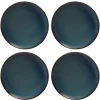 Reactive Blue Set Of 4 Dinner Plates