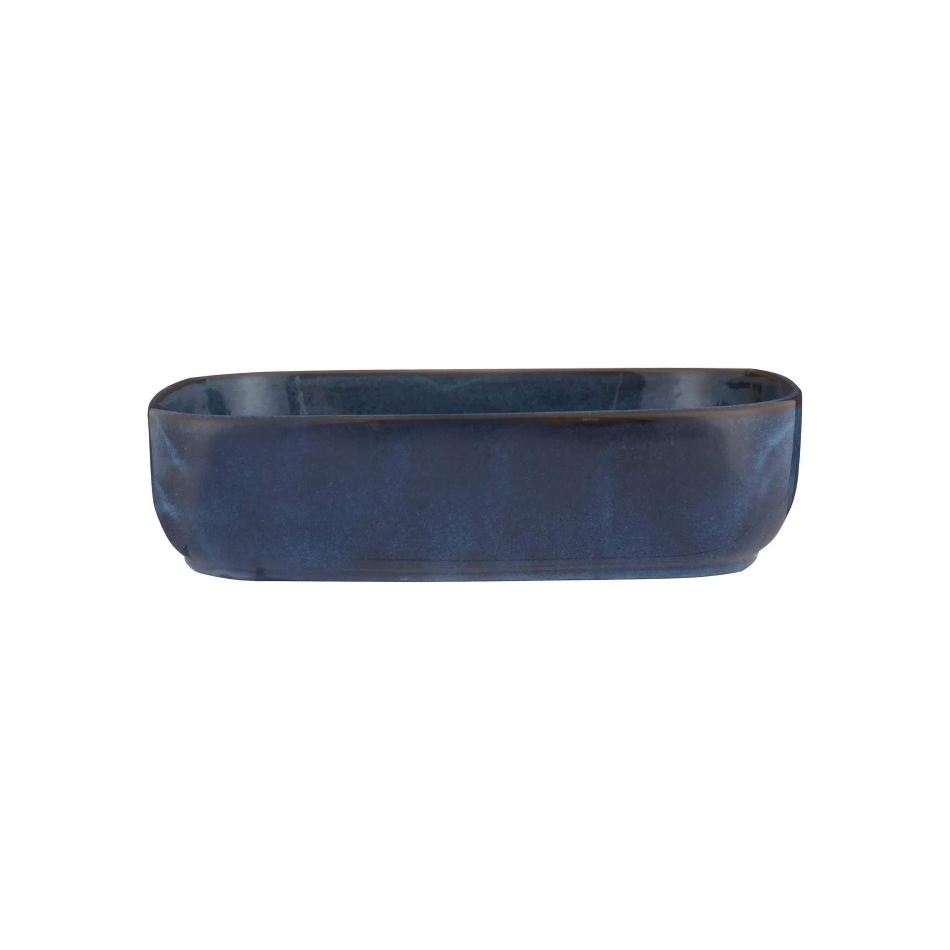 Reactive Blue Square Dish 24x24x5.5cm