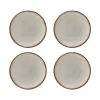 Reactive Cream Set Of 4 Side Plates