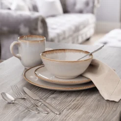 Reactive Cream Set Of 4 Side Plates
