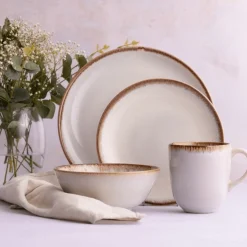 Reactive Cream Set Of 4 Side Plates
