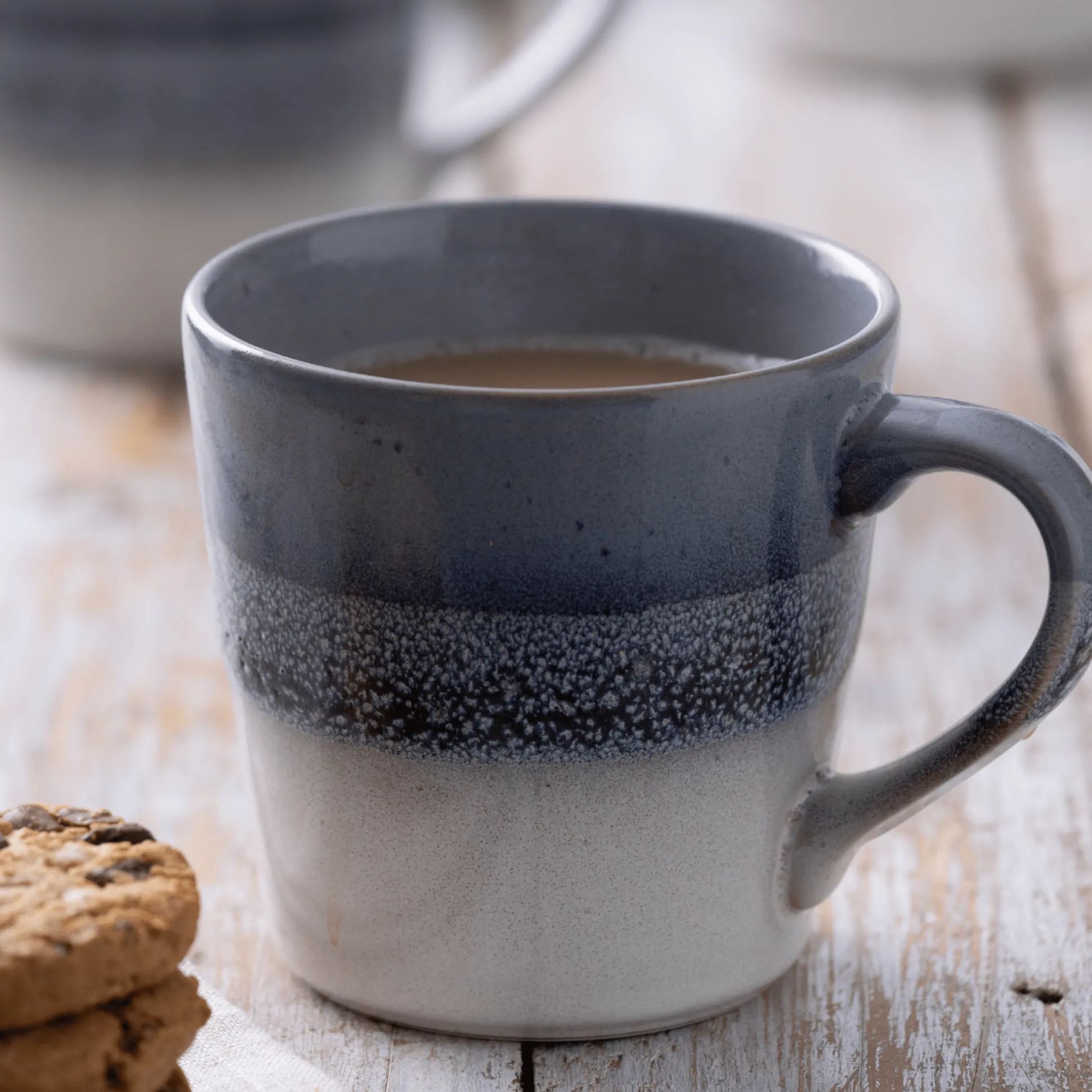 Reactive Fade Set Of 4 Mugs Grey
