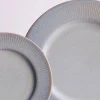 Reactive Linear Grey Set 4 Side Plates