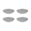 Reactive Linear Grey Set Of 4 Pasta Bowls