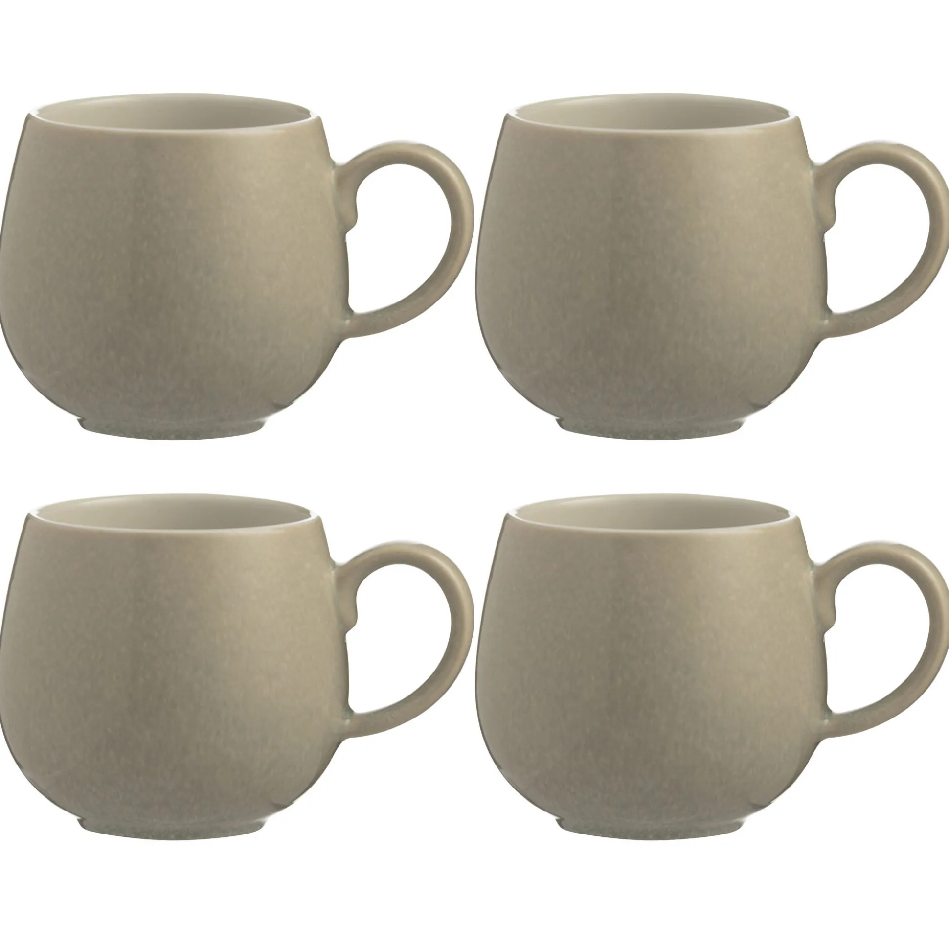 Reactive Set Of 4 Stone Mugs 350ml
