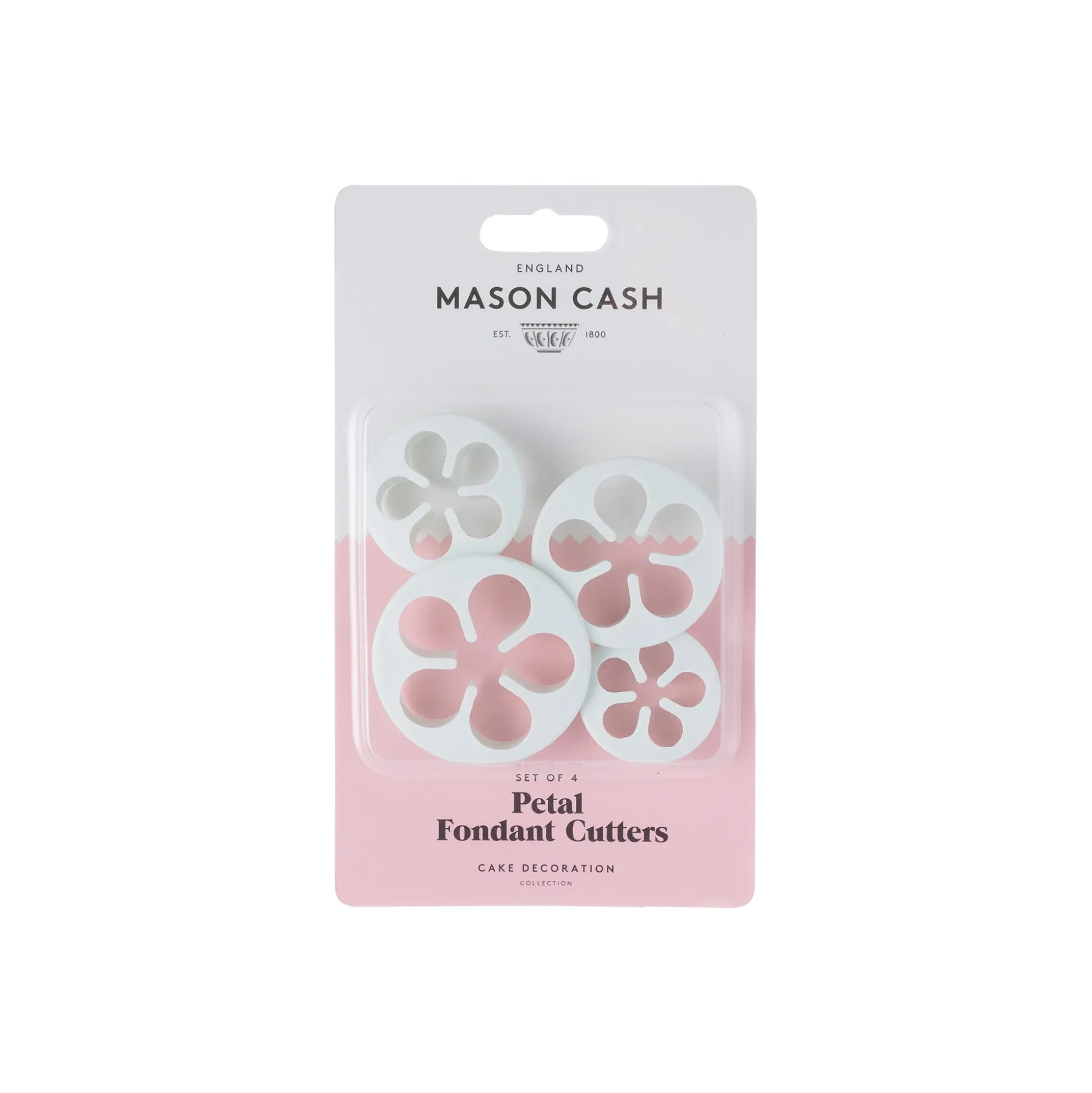 Set Of 4 Petal Flower Cutters