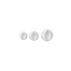 Set Of 3 Rose Leaf Plunger Cutters