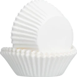 Set Of 50 White Cupcake Cases