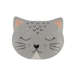 Smokey Cat Bowl 16x13cm