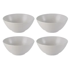 William Mason Set 4 White Soup/Cereal Bowls