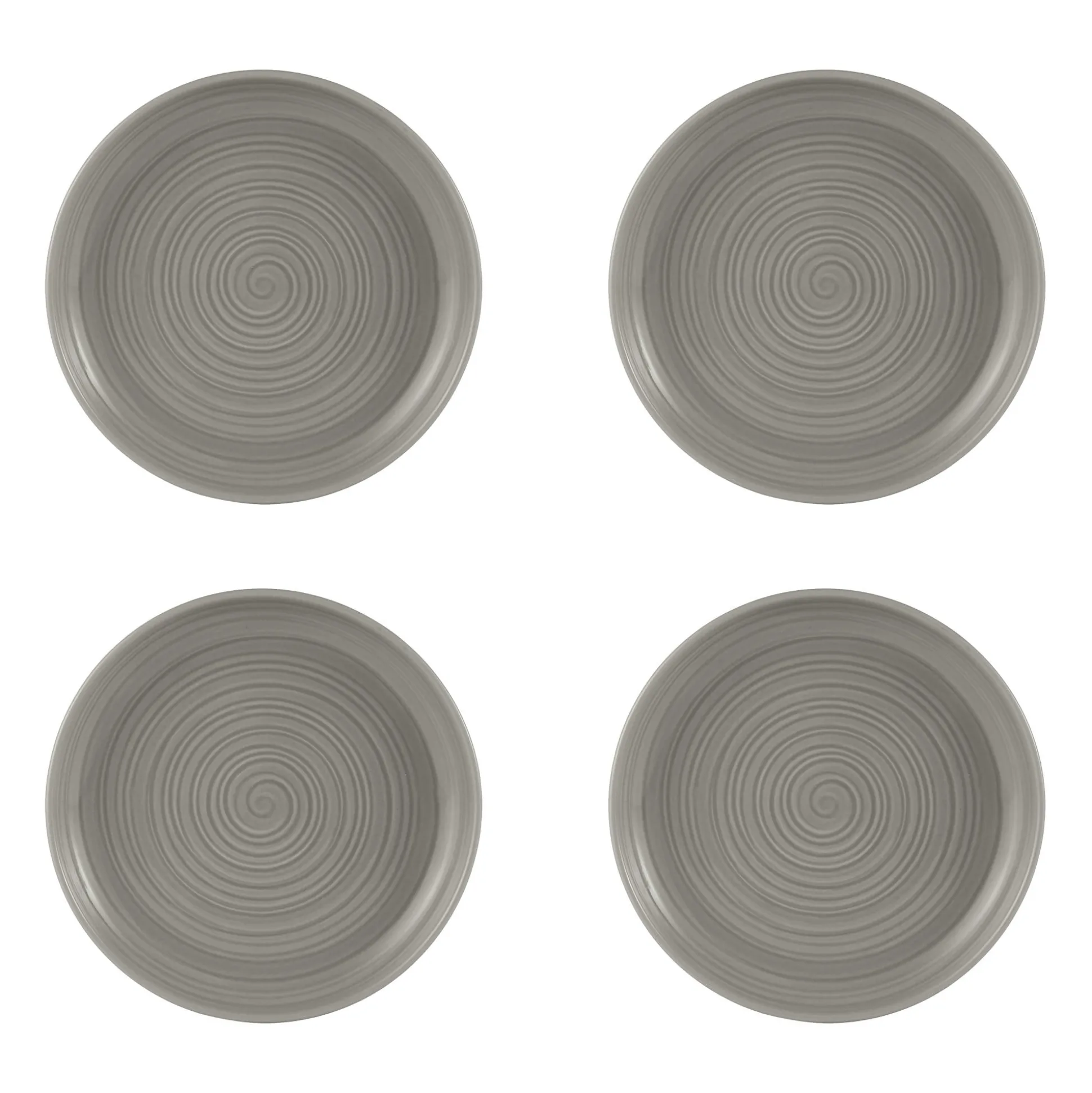 William Mason Set Of 4 Grey Side Plates